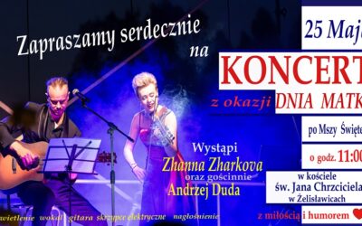 Zapraszam na Koncert z okazji Dnia Matki